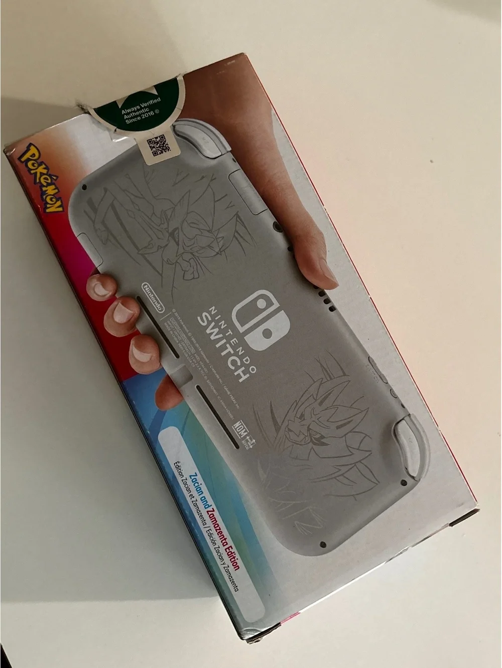 Nintendo Switch Lite Gray Pokemon Zacian and Zamazenta Ed. -